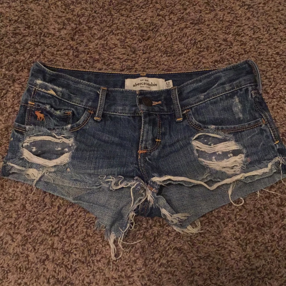 Abercrombie Distressed Shorts